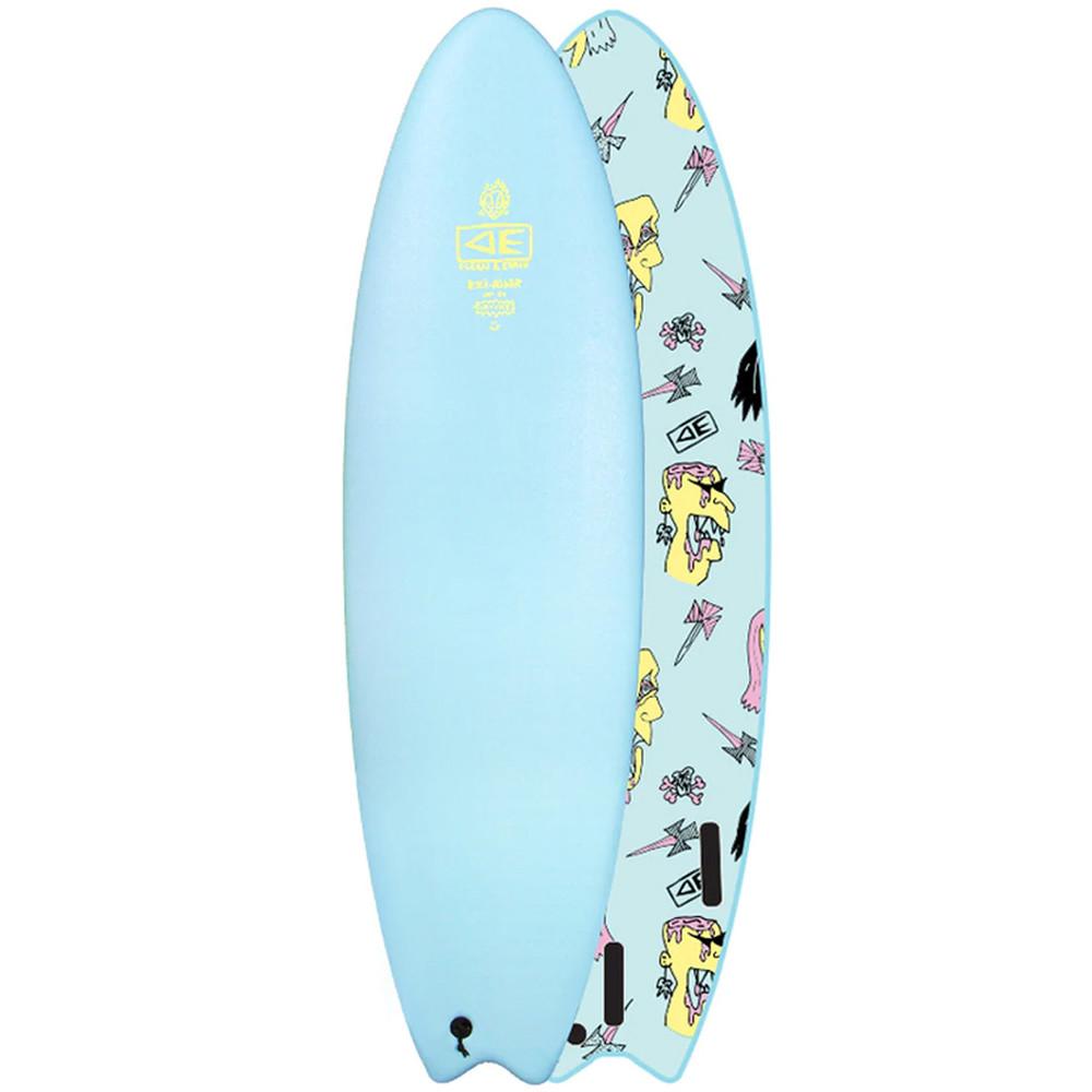 Brains EZI-Rider | Learner Softboard | Ocean and Earth | Beginner Foam Surfboard