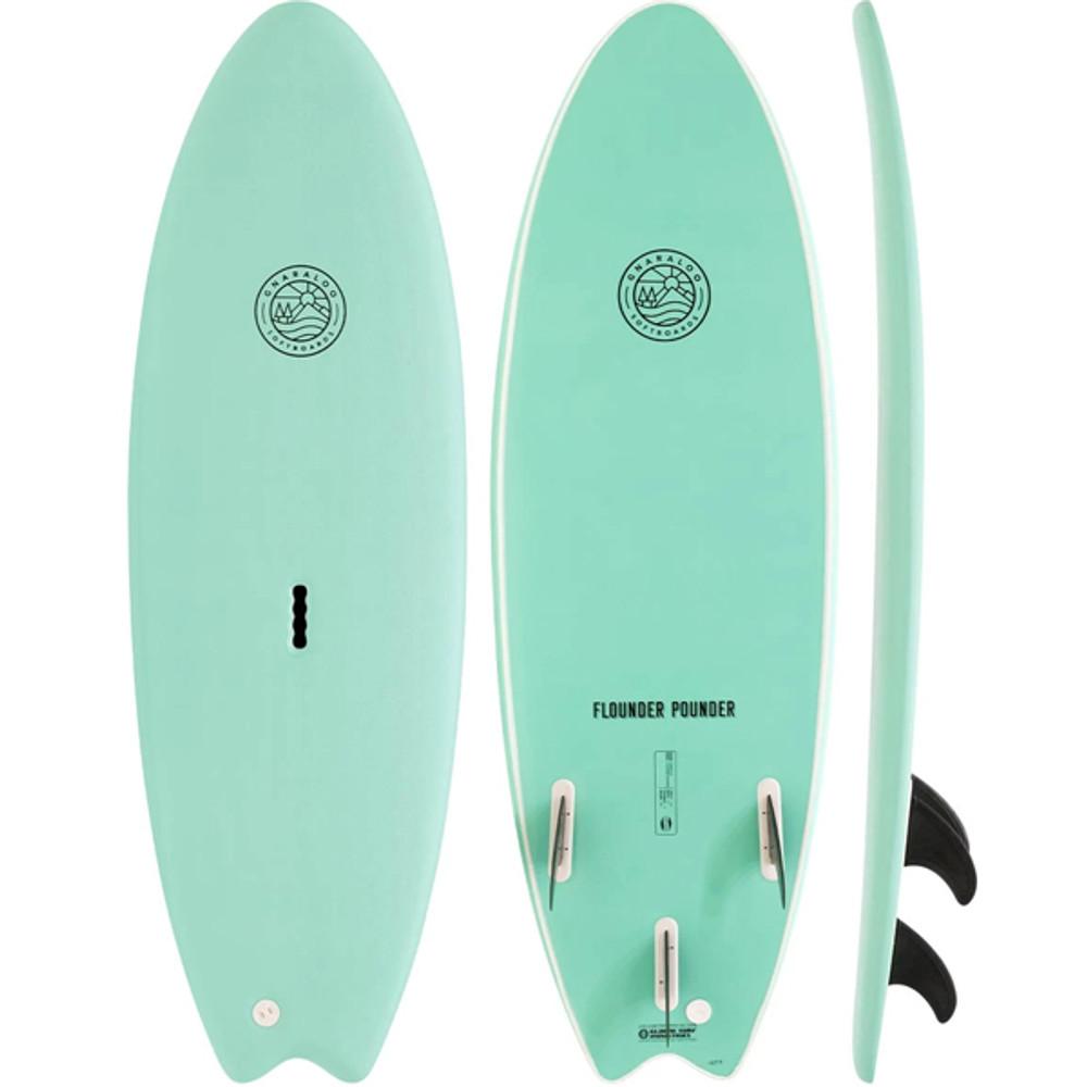 Gnaraloo Surfboards | Flounder Pounder | Softboard | Learner Surfboard For Kids | New Colours