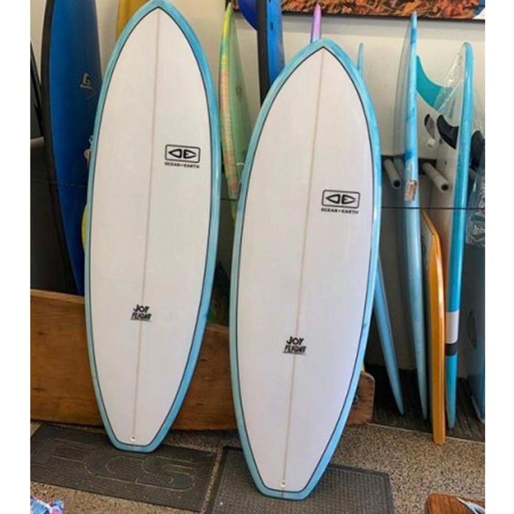 Joy Flight Surfboard | Ocean and Earth | Fibreglass | 5 Fin Boxes | Great Volume - Small Wave Funboard